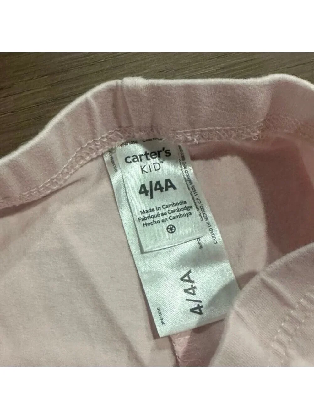Carter’s Light Pink Leggings 4T